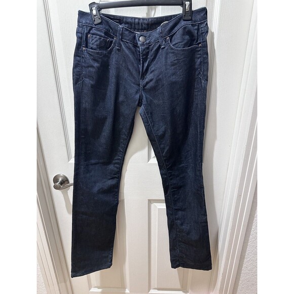 Union Women's Jeans Size 29 Blue Denim Dark Wash (Inside seem 32) - Picture 1 of 16